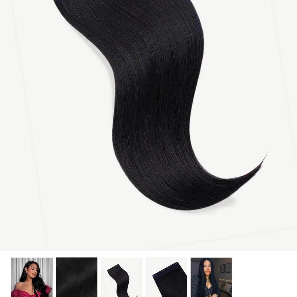 Irresistible Me clip-in volumizer jet black